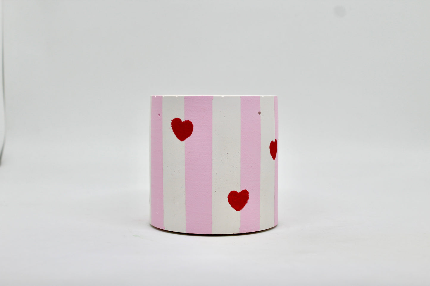 Pink Stripes w/ Hearts