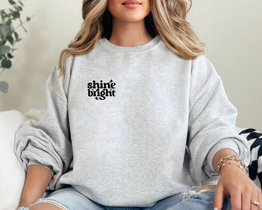 shine bright crew sweatshirt