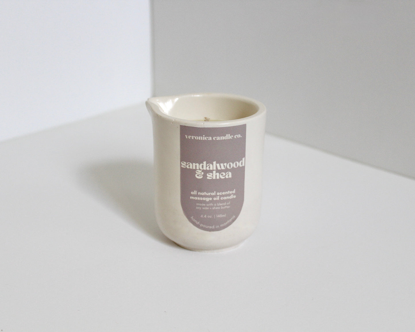 massage oil candle