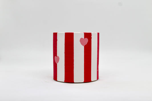 Red Stripes w/ Hearts
