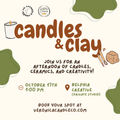 Candles & Clay @ Belphia Creative