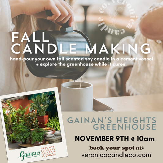 Fall Candle Making - Gainan's Greenhouse