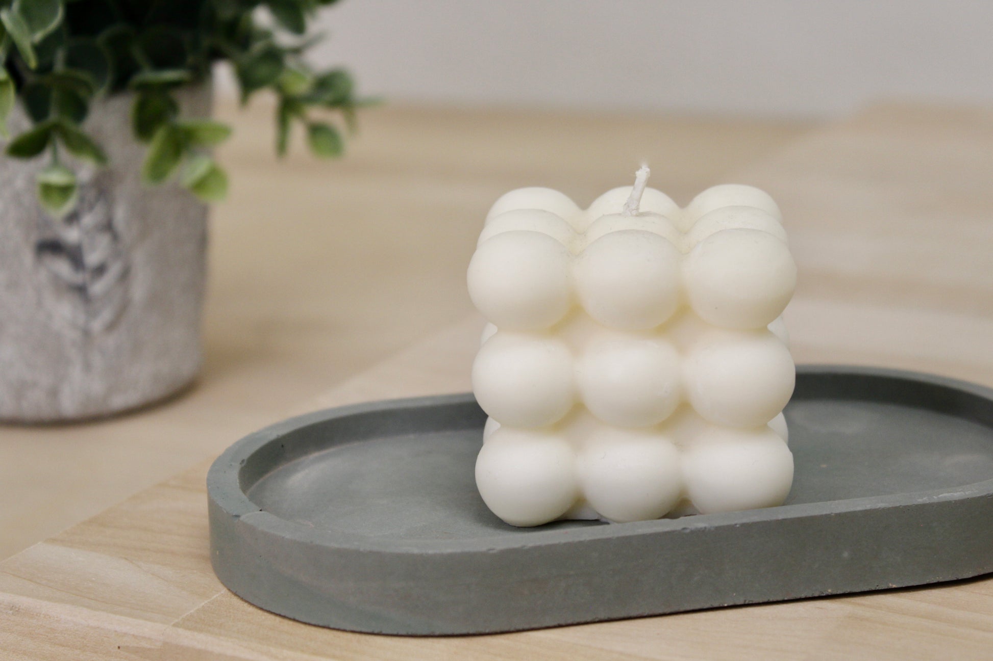 Bubble Cube Candle - Aromatherapy – Decluttered Homes